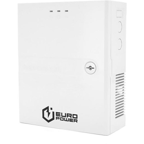 Джерело безперебійного живлення EuroPower, 12V/3A, під акумулятори GEL/AGM 12V/7A, струм заряду 13.8V/0.65A, пластик (EP-UPS-1203(P))