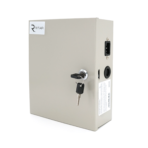 Джерело безперебійного живлення імпульсне Ritar, DC12-5А, під акумулятор 7-9А, металевий корпус