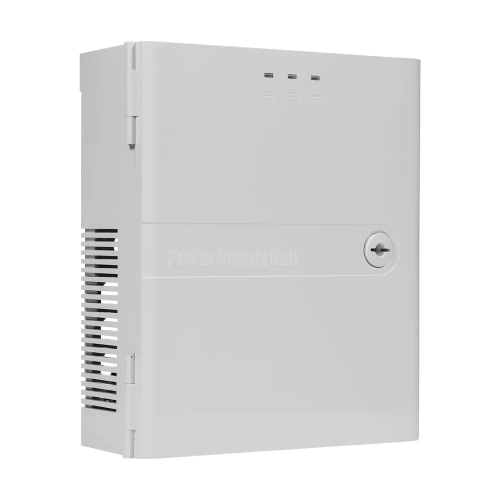 Джерело безперебійного живлення Kraft Energy, 12В/5А, під акумулятор 7А/год, струм заряду 1.2А/год, в пластиковому боксі (PSU-1205LED(P))