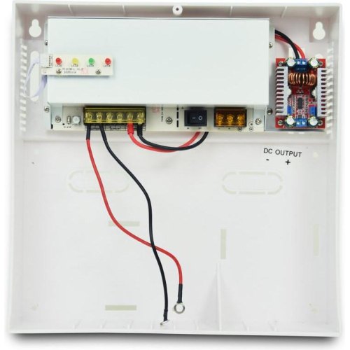 Блок безперебійного живлення Full Energy BBGP-1210, 12В/10А, під акумулятор 18A, POE 100W, пластиковий корпус