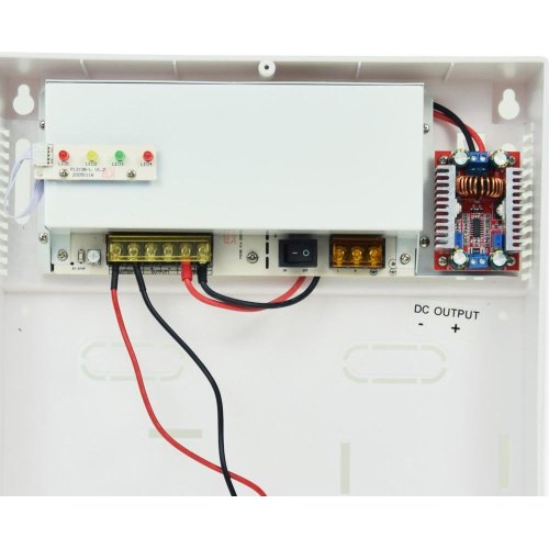 Блок безперебійного живлення Full Energy BBGP-1210, 12В/10А, під акумулятор 18A, POE 100W, пластиковий корпус