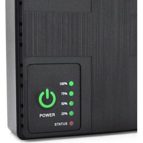 Джерело безперебійного живлення для роутерів Voltronic UPS-18W, PON/POE-430, 5/9/12V, 1A, 12000mAh (4x 3000mAh), Black (DC1018P / 12000)