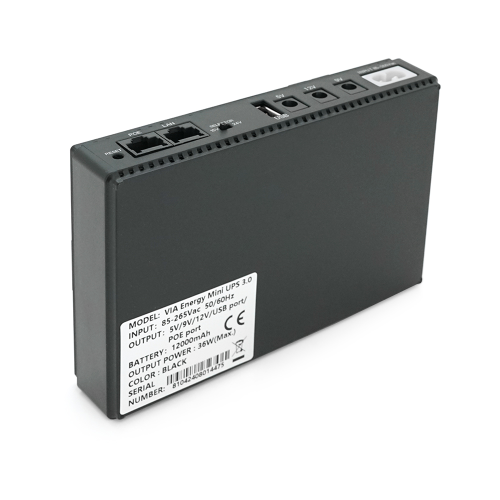 Джерело безперебійного живлення для роутерів VIA Energy Mini UPS 3.0, 12000мАгод, 36Вт/год