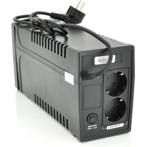 Джерело безперебійного живлення Ritar RTP800L, 480W, Proxima-L, LED, AVR, 4st, 2xSCHUKO, 1x12V 9Ah