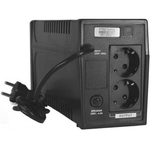 Джерело безперебійного живлення Ritar RTM800D, 480W, Proxima-D, LCD, AVR, 2st, 2xSCHUKO, 1x12V 9Ah