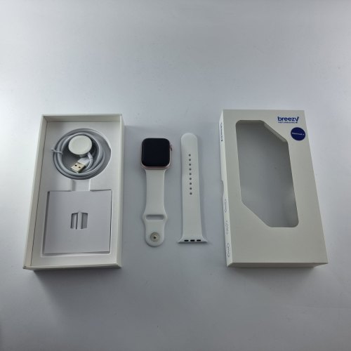 Смарт-годинник Apple Watch Series 9 GPS, 45mm, Pink, Light Pink Sport Band, M/L USED ** (2AMR9H300503)