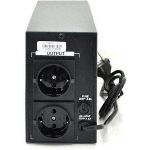 Джерело безперебійного живлення Ritar E-RTM800D, 480W, ELF-D, LCD, AVR, 2st, 2xSCHUKO socket, 1x12V9Ah