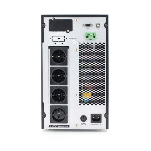 Джерело безперебійного живлення Ritar PT-2KS-LCD, 2000VA (1800Вт), 72В, з правильною синусоїдою, внутрішня батарея 12V 7 Ah х 6шт