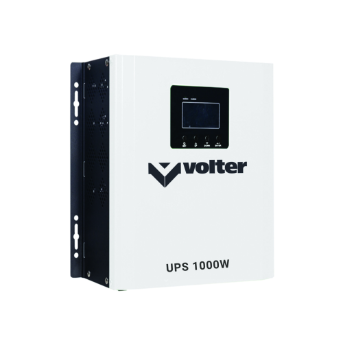 Джерело безперебійного живлення VOLTER UPS-1000, 1000Вт, 12V під зовнішню батарею, струм заряду 1-20А, правильна синусоїда, пікова потужність 2000Вт