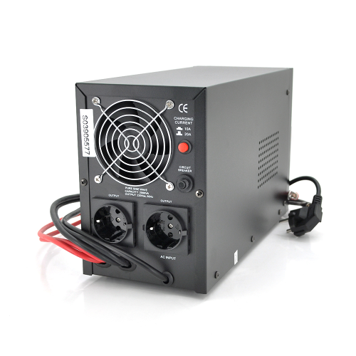 Джерело безперебійного живлення з правильною синусоїдою Europower PSW-EPB2000TW24, 1400Вт, 20А, під зовнішню батарею 24В, Q2