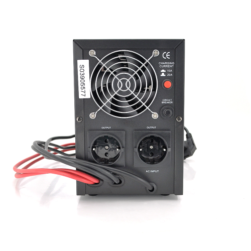 Джерело безперебійного живлення з правильною синусоїдою Europower PSW-EPB800TW12, 480Вт, 5/10А, під зовнішню батарею 12В, Q2