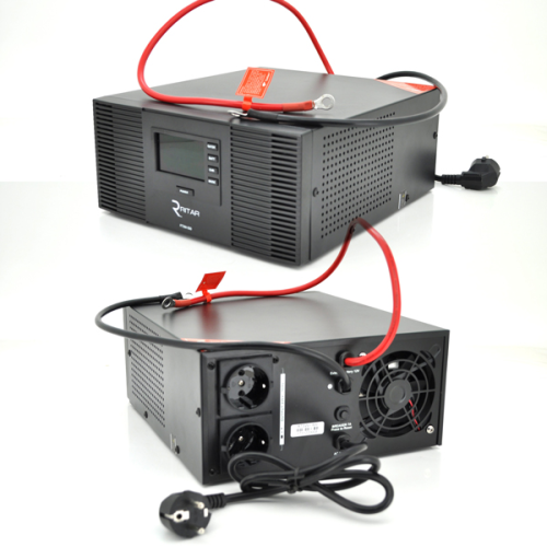 Джерело безперебійного живлення з правильною синусоїдою RITAR RTSWrl-1000, 12В, з перемиканням струму заряду 10A і 20А