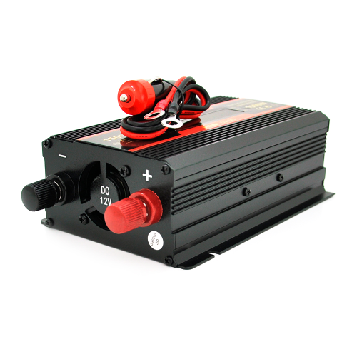 Інвертор напруги Voltronic KY-M1500, 300Вт, 12/220V, з апроксимованою синусоїдою, 1xShuko, 2xUSB (DC 5V/2A), крокодили, прикурювач, Q20