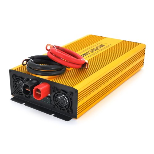 Інвертор напруги Mexxsun MXSPSW-3000, 12V/220V, 3000W, з правильною синусоїдою, 2xShuko, клемні дроти, Q2