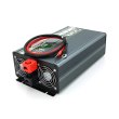 Інвертор напруги Demuda DMDPSW-1500W, 12V/220V, 1500W, з правильною синусоїдою, 2 універсальні розетки, 2xUSB, Rj-45, клемні дроти, Q6