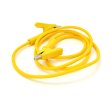 З'єднувальні дроти Voltronic J70036, з зажимами акумулятора, довжина 1м, провід мідний 1мм2, крокодили 59мм, Yellow