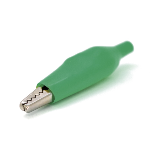 Зажим-крокодил тестерний Voltronic АС-003, 52мм, зелений (YT-CTC / 58BGn)