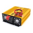 Інвертор напруги Mexxsun MXSPSW-1000, 24V/220V, 1000W, з правильною синусоїдою, 2xShuko, клемні дроти, Q4