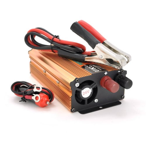 Інвертор напруги UKC YT-1500W-CI24V, 1500ВА/900Вт, 24 / 220V, approximated, 1 універсальна розетка, клеми, USB