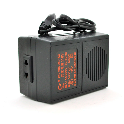 Перетворювач напруги трансформаторний Voltronic, 500W, Input 220V/Output 110V, універсальна розетка (HC-005-500W)