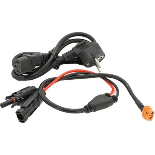 Зарядна станція Must EM181-EM1024S, 1000W LiFePO4 LCD, 12VDC, PV 25A MPPT, 230V, 6000 cycle 80% DOD, 4xUSB, PD18W+2x60W, 2xAC 220V