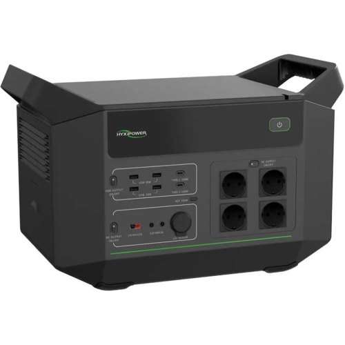 Зарядна станція HYXiPower HYX-EA2500, 2496Вт/год (LiFePO4), потужність 2500Вт (пікова 4500Вт)