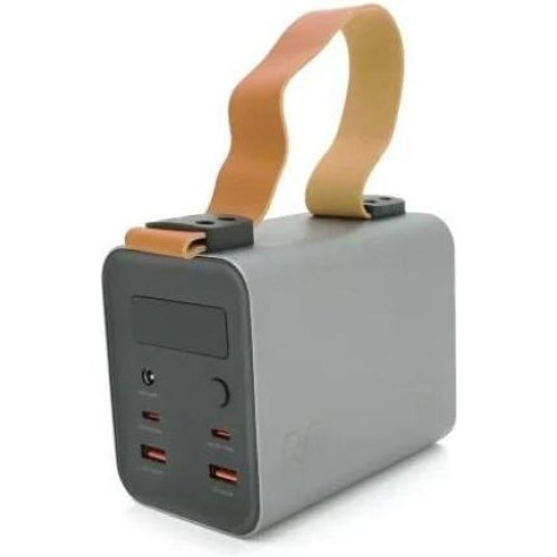 Зовнішній акумулятор PowerBank Voltronic 100W KP KG-600, 60000mAh, Input: Type-C, Output: USB/Type-C, PD120W, Silver, Box