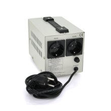 Стабілізатор напруги релейний Conter SVR-PLUS-500VA, 375W, однофазний, підлоговий монтаж, LED дисплей, DC 150-270V, AC230, 2xShuko, Q8