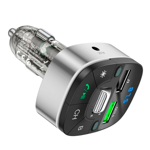 FM-модулятор HOCO E71, Black/Silver, Box