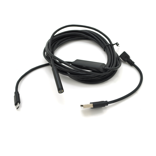 Ендоскоп Voltronic YT-En-3.5SW7.0, 2 в 1, MicroUSB/PC, HD, мінікамера 7.0мм, м'який провід, 3.5м