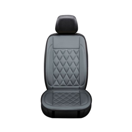 Комплект універсальних накидок з підігрівом Voltronic, для передніх сидінь, 2шт, 12V, сірі