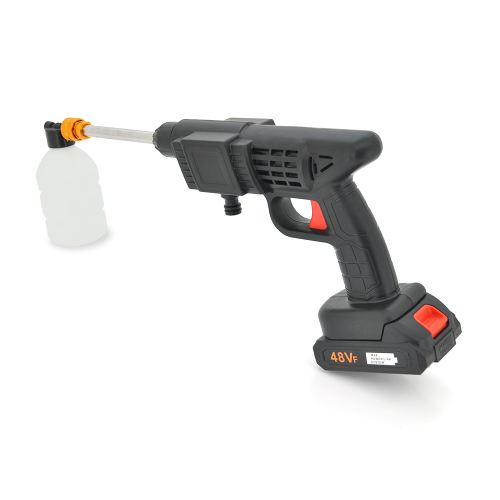 Мийка високого тиску Voltronic YT-435, 21V, 1 акумулятор, шланг, ємність для розпилювача, Case