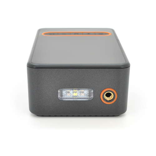 Портативний повітряний насос Voltronic CX-329B, до 3.4 атм, акумулятор 5000mAh, ліхтарик, зарядка від USB кабелю, Black, Box