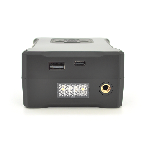 Портативний повітряний насос Voltronic YT41014, до 10 атм, акумулятор 6000mAh, ліхтарик, зарядка від USB кабелю, Black, Box