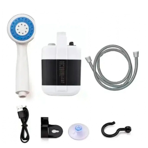 Портативний акумуляторний душ Voltronic YT36287, з помпою, акумулятор 2200mAh, Box