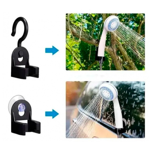 Портативний акумуляторний душ Voltronic YT36287, з помпою, акумулятор 2200mAh, Box