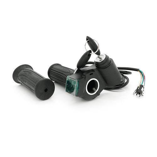 Ручка газу з ключем для електровелосипеда Voltronic YT36300, 12-72V, вольтметр, Box