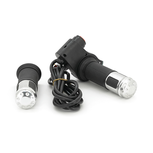 Ручка газу з кнопкою для електровелосипеда Voltronic YT36301, 12-72V, вольтметр, Box