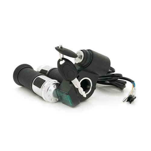 Ручка газу із ключем для електровелосипеда Voltronic YT36299, 12-72V, вольтметр, Box