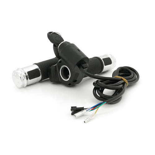 Ручка газу із ключем для електровелосипеда Voltronic YT36299, 12-72V, вольтметр, Box