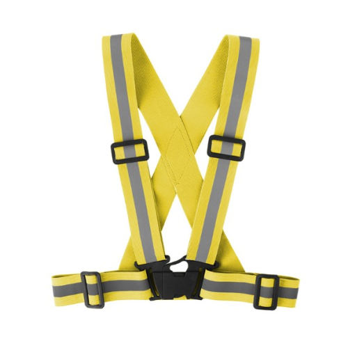 Глянсовий світловідбиваючий ремінь-жилет Voltronic, Yellow