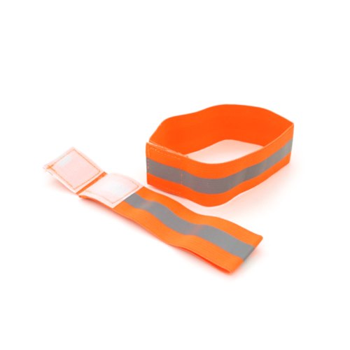 Глянсовий світловідбивний еластичний ремінець Voltronic, на зап'ястя або щиколотку, комплект 2шт, Orange