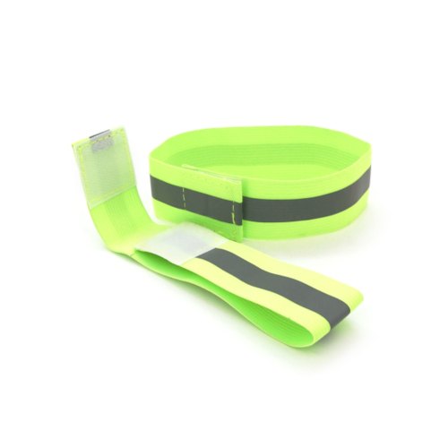 Глянсовий світловідбивний еластичний ремінець Voltronic, на зап'ястя або щиколотку, комплект 2шт, Light Green
