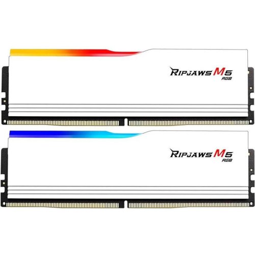 Модуль пам'яті G.Skill Ripjaws S5 Matte, 32GB (2x16GB) DDR5 6400MHz White (F5-6400J3648F16GX2-RS5W)