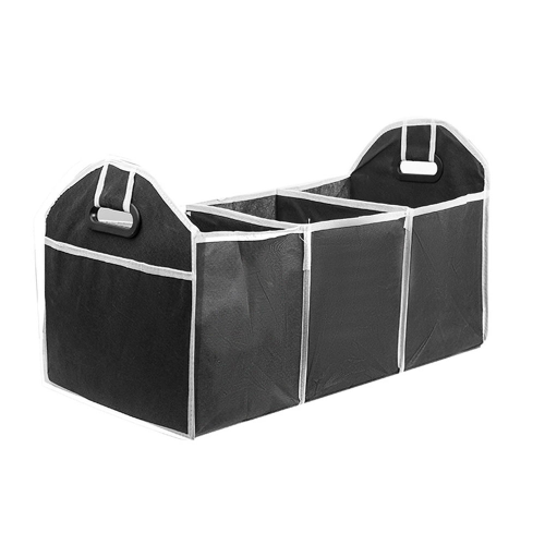 Органайзер складаний у багажник автомобіля Voltronic YT-BY-145RH, 500x325х325мм, 3 відділення, посилені ручки, Black