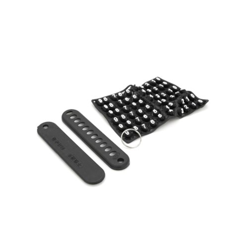 Картка-брелок до ключів Voltronic YT41156, антивтрата (номер телефону), змінні цифри, ABS