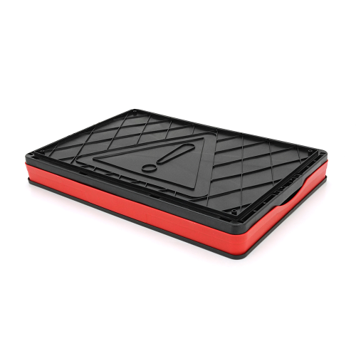 Органайзер з кришкою у багажник автомобіля Voltronic YT-BY-628B, 520x360х290мм, 56л, пластиковий, Black