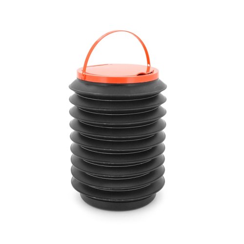 Складне відро для сміття для автомобіля Voltronic N004-1, 4л, 18х23(6.5)см, телескопічне з липучкою, ABS/PP