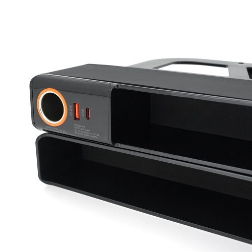 Органайзер із зарядкою в авто Voltronic HC2204, міцний пластик, USB вихід, Box