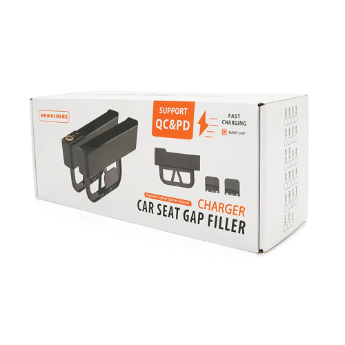 Органайзер із зарядкою в авто Voltronic HC2204, міцний пластик, USB вихід, Box